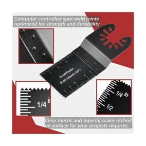 Adust 50 cuchillas multiherramienta de madera hojas de