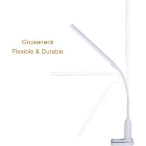 Psiven Lámpara de escritorio LED abrazadera en la luz de_4