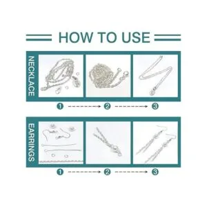 TOAOB Cadenas de cable de eslabones de 98 pies con 60