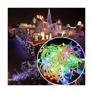 Lainin Cadena de luces de 96 LED multicolor enlazable con_4