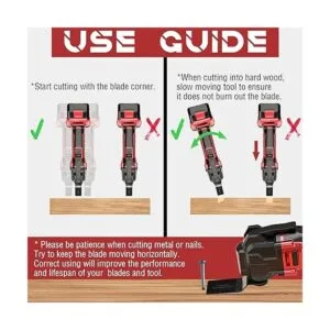 Adust 50 cuchillas multiherramienta de madera hojas de