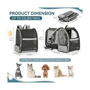 Petsfit Dog Backpack CarrierCat Backpacks Expandable with_2