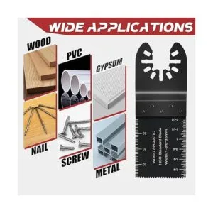 Adust 50 cuchillas multiherramienta de madera hojas de