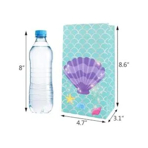 Bolsas de recuerdo de fiesta de sirenita bolsas de dulces_3