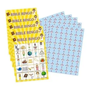 Juego de bingo de la Biblia para la escuela de la Biblia_3