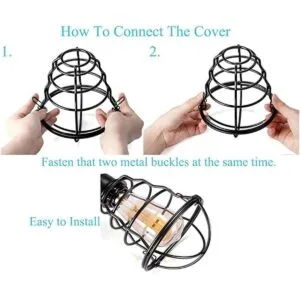 Asnxcju Lámpara de techo de montaje semiempotrado de_5