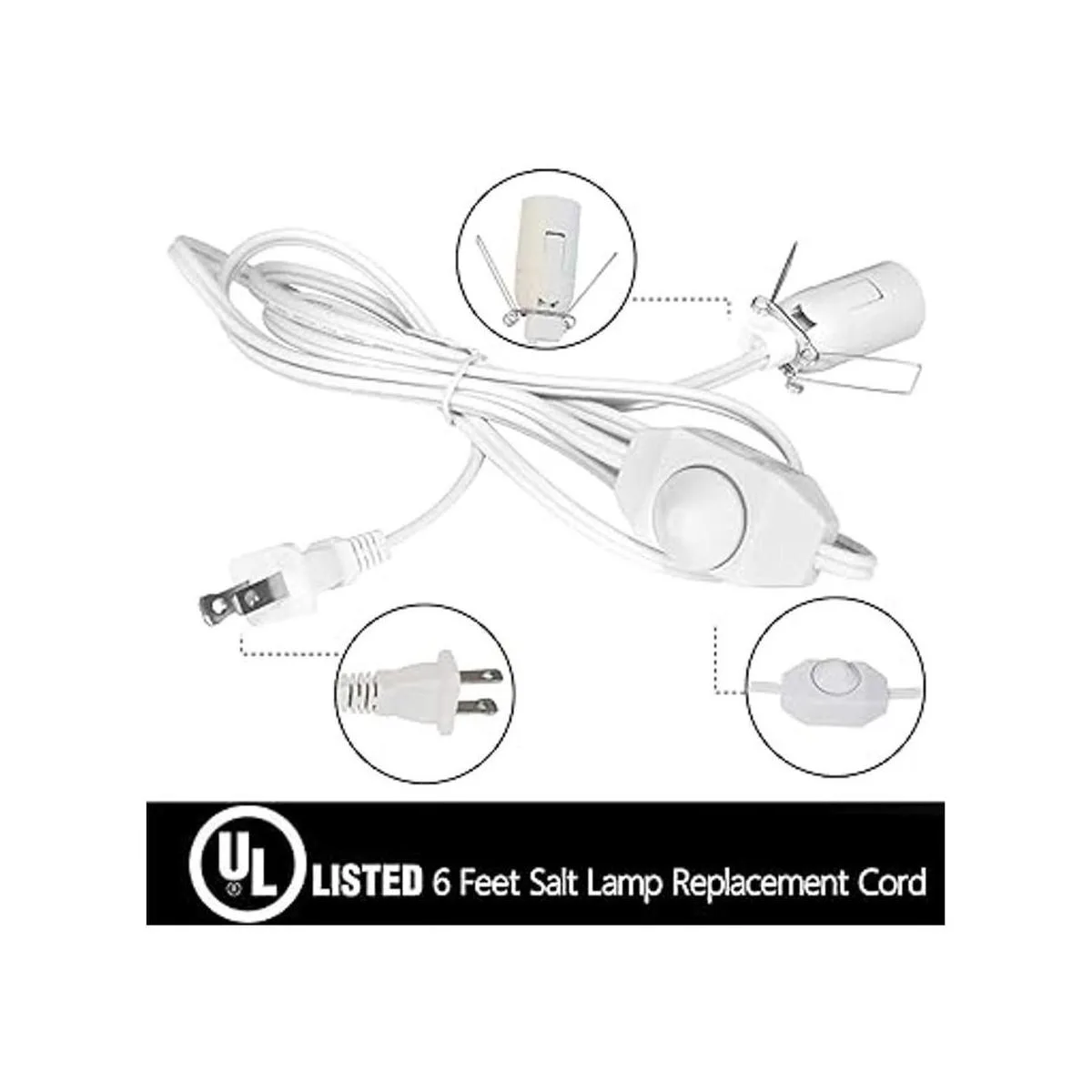 Betus Cable de lámpara de sal con control de regulador_3