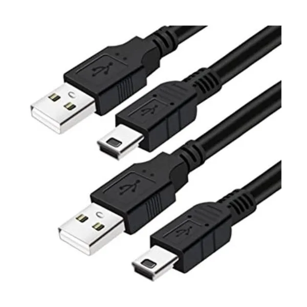 Cable mini USB 2 unidades de cable de carga USB 2.0 tipo_1