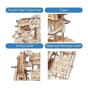 Rowood Rompecabezas de madera 3D con diseño de mármol para_5