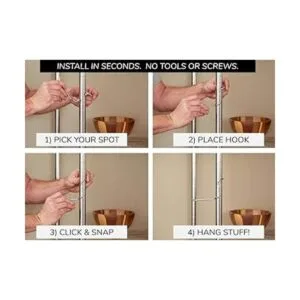 Paquete de 5 ganchos para postes de estante paquete_2