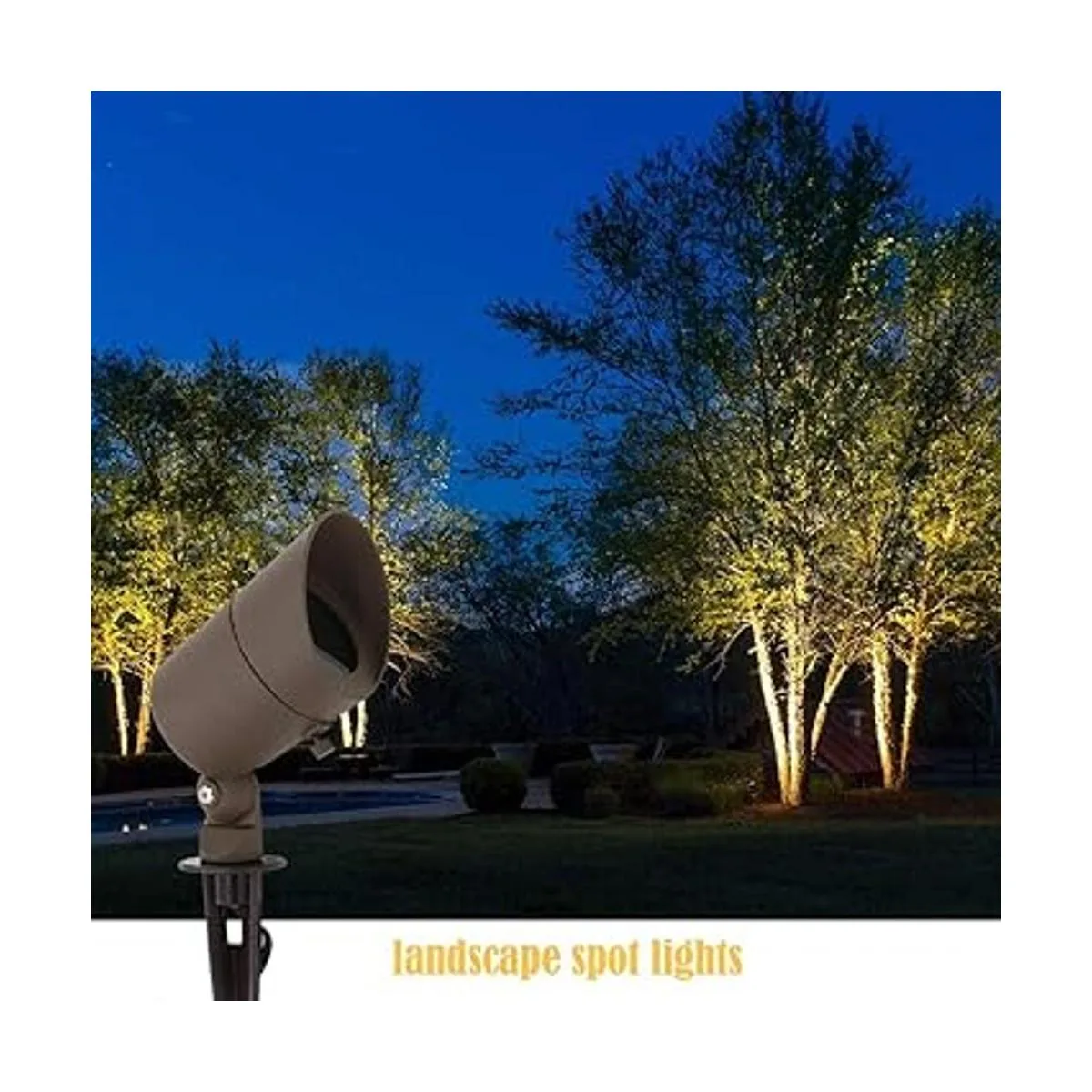 Lumina Luces LED de paisaje de aluminio fundido de 4 W