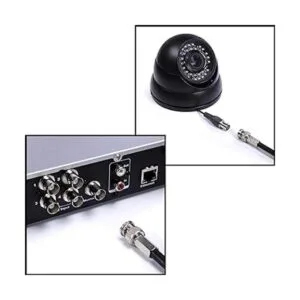 Conector de cable coaxial RG59 atornillado Twist On_3