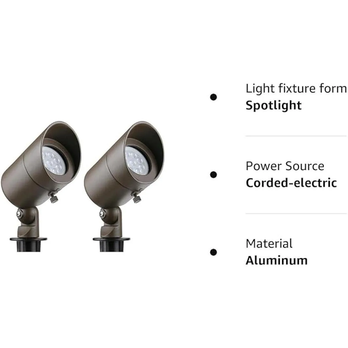 Lumina Luces LED de paisaje de aluminio fundido de 4 W