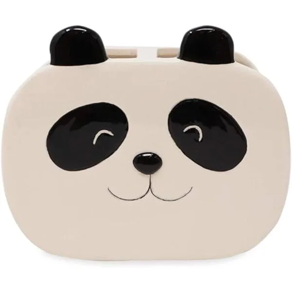 Isaac Jacobs Soporte para brochas de maquillaje de panda_2