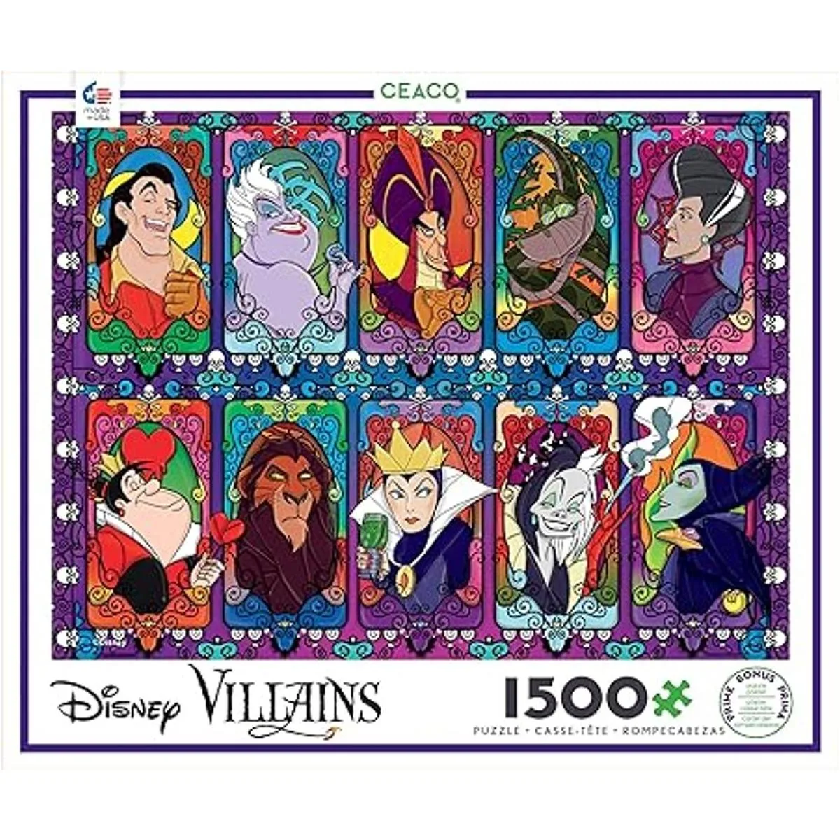 Ceaco Disney Villains Rompecabezas de 2 1500 piezas_2