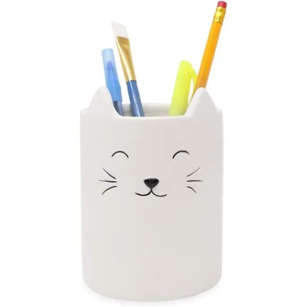 Isaac Jacobs Soporte para brochas de maquillaje de gato_3