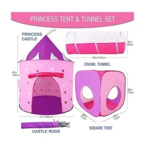 Regalo para niñas tienda de campaña de princesa con