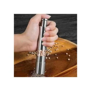 Juego de 2 molinillos de sal y pimienta de acero_5