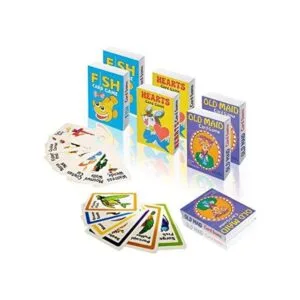 Gamie Juego de cartas clásico para niños 12 barajas_1