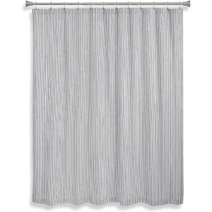 Cackleberry Home Cortina de ducha de algodón tejida a_2