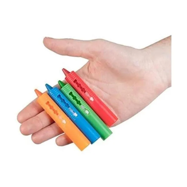 Juego de 12 lápices de colores para bañera con bolsa de_4