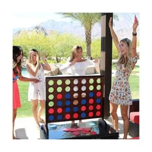 GoSports Juego de madera gigante 4 en fila de 3 pies de_4