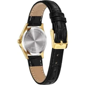 Citizen Correa de piel de becerro de acero inoxidable y_2