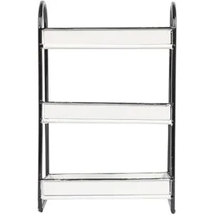 Creative CoOp Bandeja de metal de 3 niveles muy envejecida