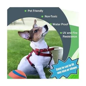 Fas Home césped artificial de 0.8 pulgadas de altura