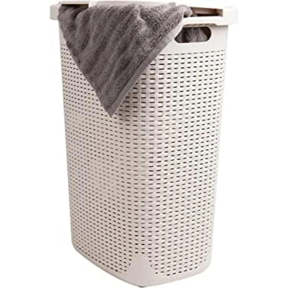 Mind Reader Canasta para ropa sucia con asas recortadas_1