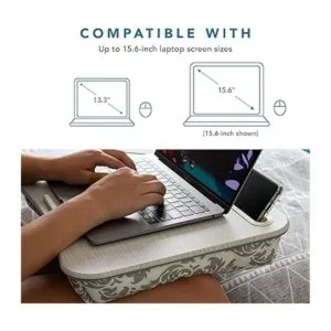 LapGear escritorio portátil con soporte para teléfono y_2