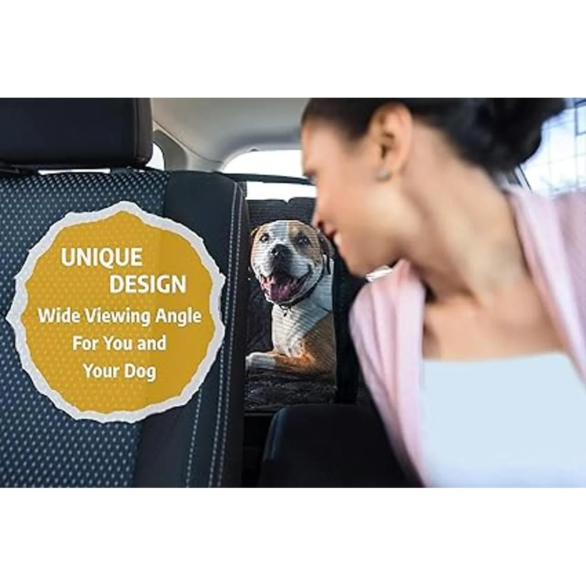 Meadowlark Premium Hammock Dog Car Seat Cover for Back