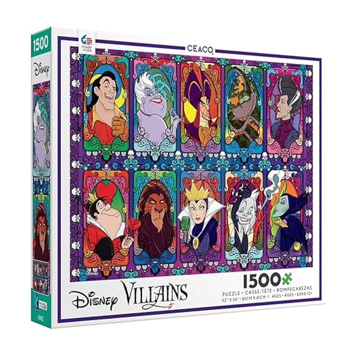 Ceaco Disney Villains Rompecabezas de 2 1500 piezas_4