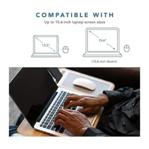 LapGear Escritorio de regazo de oficina en casa con repisa_2