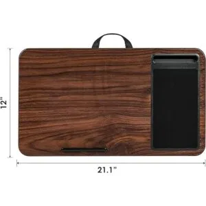 LapGear Escritorio de regazo de oficina en casa con repisa_5