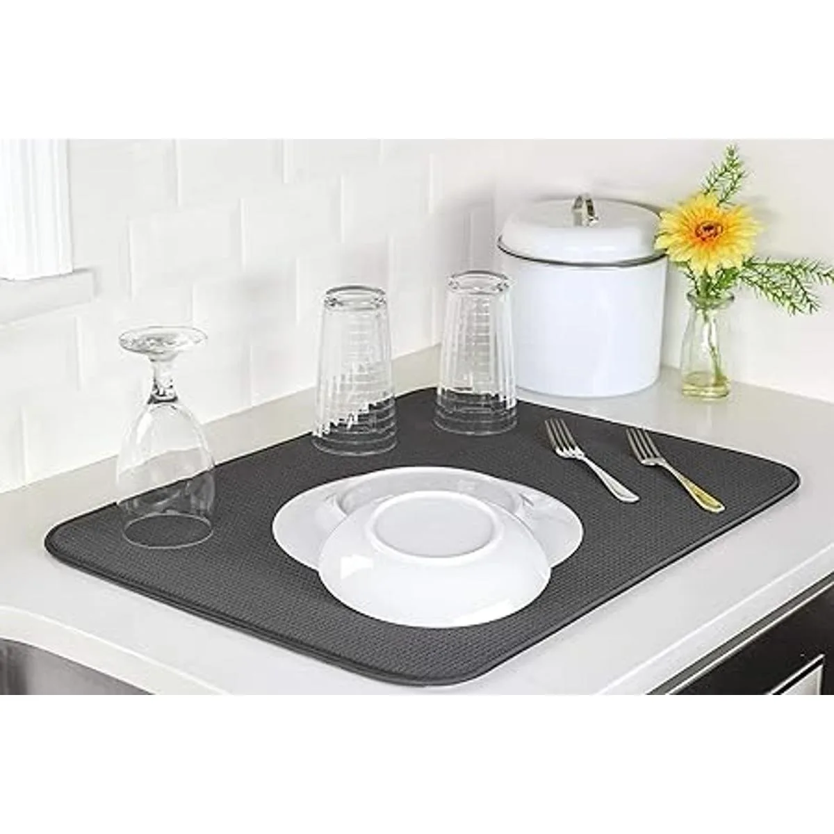 ST INC. Tapete escurreplatos de microfibra absorbente_4