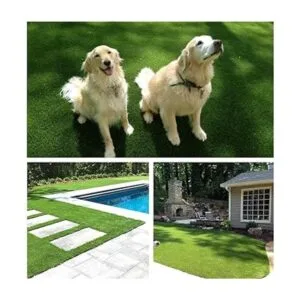 Fas Home césped artificial de 0.8 pulgadas de altura