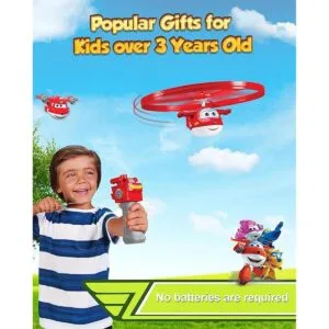 Super Wings Jett Flying Jett figura de juguete de avión y_5