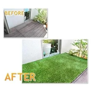 Fas Home césped artificial de 0.8 pulgadas de altura