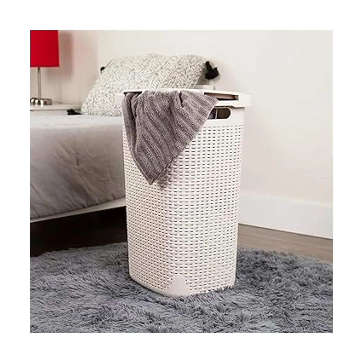 Mind Reader Canasta para ropa sucia con asas recortadas_2