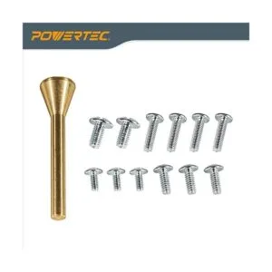 POWERTEC 71369 Placa base universal para enrutador con