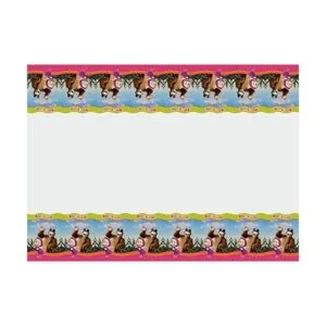 Mantel brillante Masha y el oso para niños con personajes_2