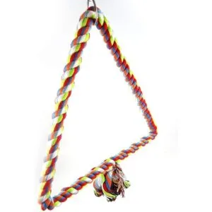 Spoiled Pet Percha triangular grande de algodón para