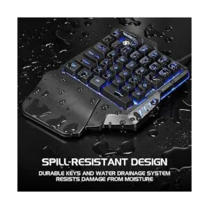 ENHANCE Teclado para juegos con una sola mano teclado_5