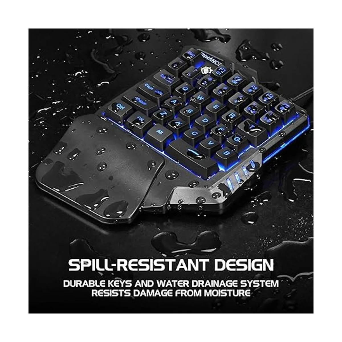 ENHANCE Teclado para juegos con una sola mano teclado_5