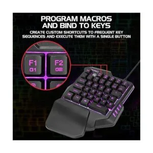ENHANCE Teclado para juegos con una sola mano teclado_2