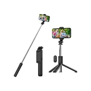 Selfie stick extensible para selfie con control remoto_1