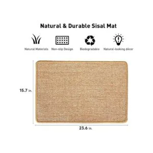 FUKUMARU Alfombrilla de rascar para gatos 23.6 x 15.7_2