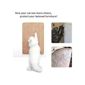 FUKUMARU Alfombrilla de rascar para gatos 23.6 x 15.7_3