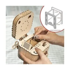 ROKR Caja de rompecabezas 3D de madera Kits Rompecabezas_3